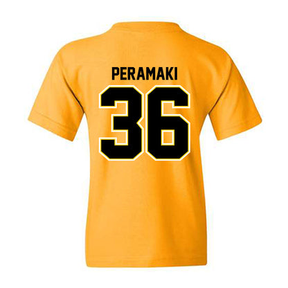 Michigan Tech - NCAA Football : Josiah Peramaki - Classic Shersey Youth T-Shirt-1
