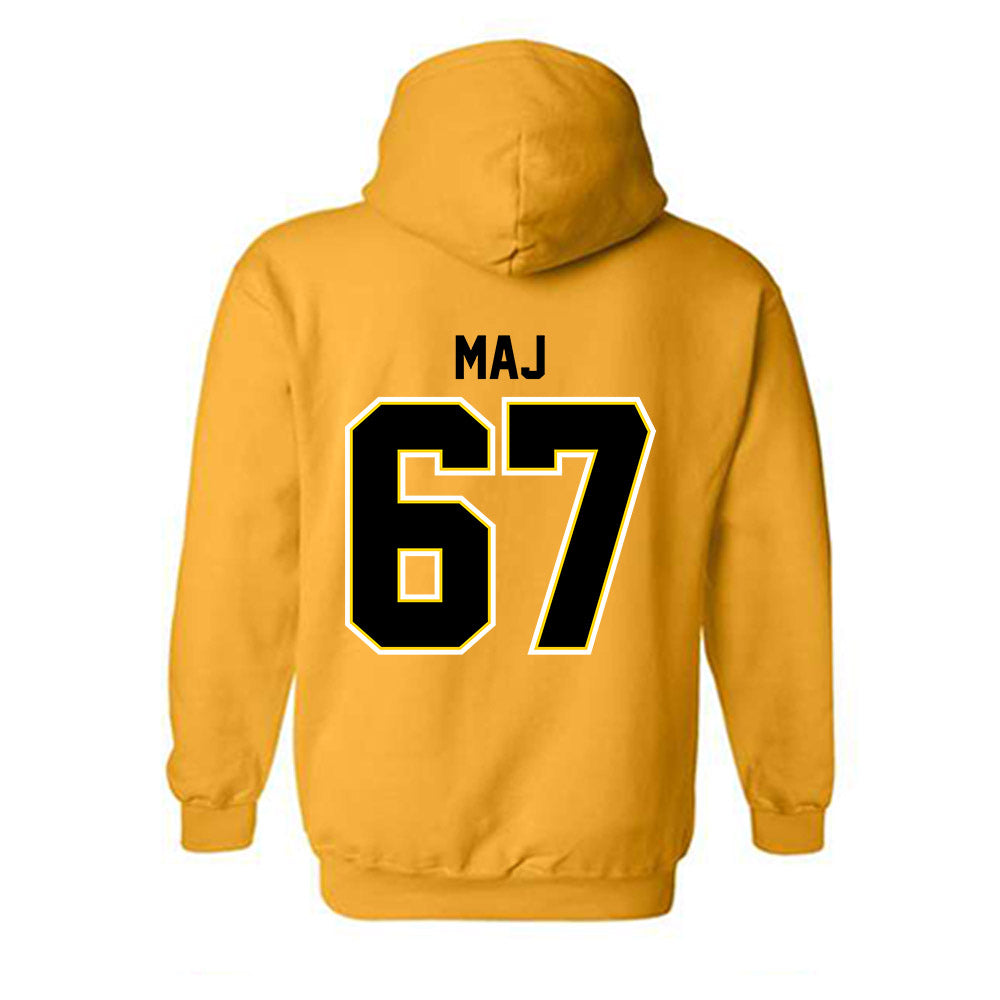 Michigan Tech - NCAA Football : Max Maj - Classic Shersey Hooded Sweatshirt-1