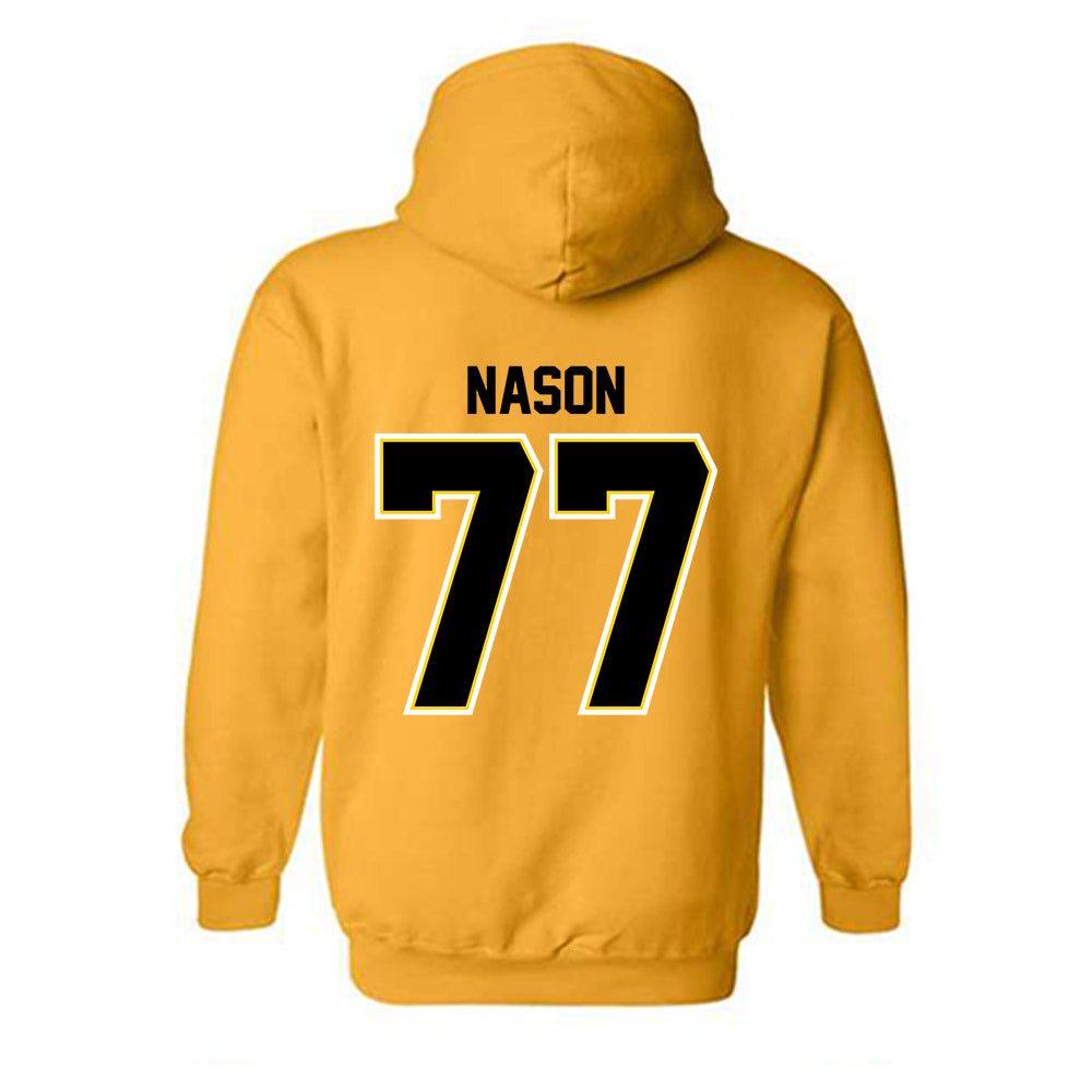 Michigan Tech - NCAA Football : Max Nason - Classic Shersey Hooded Sweatshirt