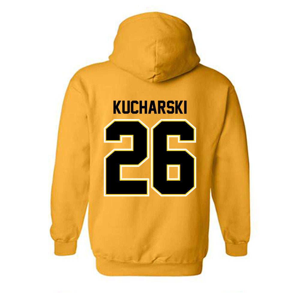 Michigan Tech - NCAA Football : Avery Kucharski - Classic Shersey Hooded Sweatshirt-1