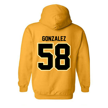 Michigan Tech - NCAA Football : Adrian Gonzalez - Classic Shersey Hooded Sweatshirt-1