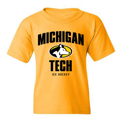 Michigan Tech - NCAA Men's Ice Hockey : Logan Morrell - Classic Shersey Youth T-Shirt