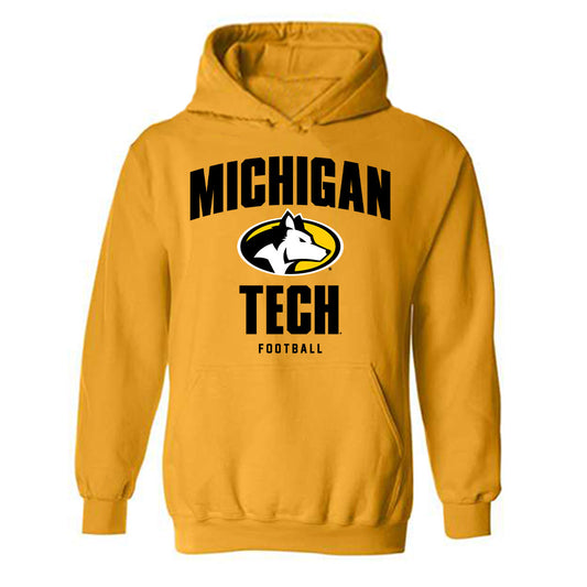 Michigan Tech - NCAA Football : Asher Gregory - Classic Shersey Hooded Sweatshirt