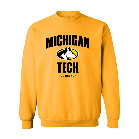 Michigan Tech - NCAA Men's Ice Hockey : Luca Fasciano - Classic Shersey Crewneck Sweatshirt-0