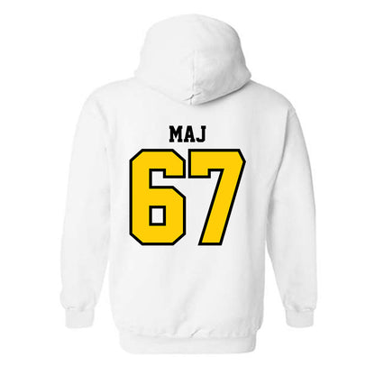 Michigan Tech - NCAA Football : Max Maj - Classic Shersey Hooded Sweatshirt-1