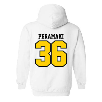 Michigan Tech - NCAA Football : Josiah Peramaki - Classic Shersey Hooded Sweatshirt-1