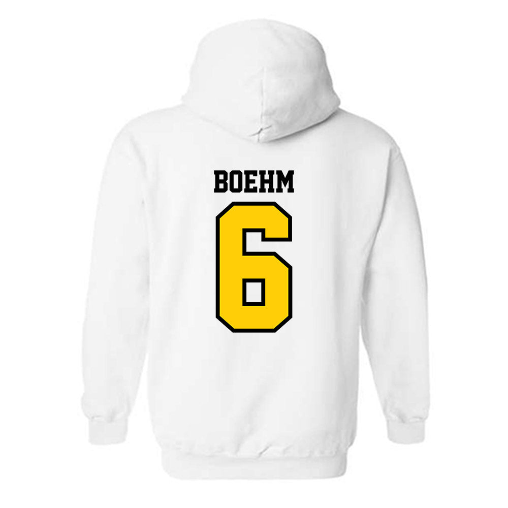Michigan Tech - NCAA Men's Ice Hockey : Brayden Boehm - Classic Shersey Hooded Sweatshirt-1