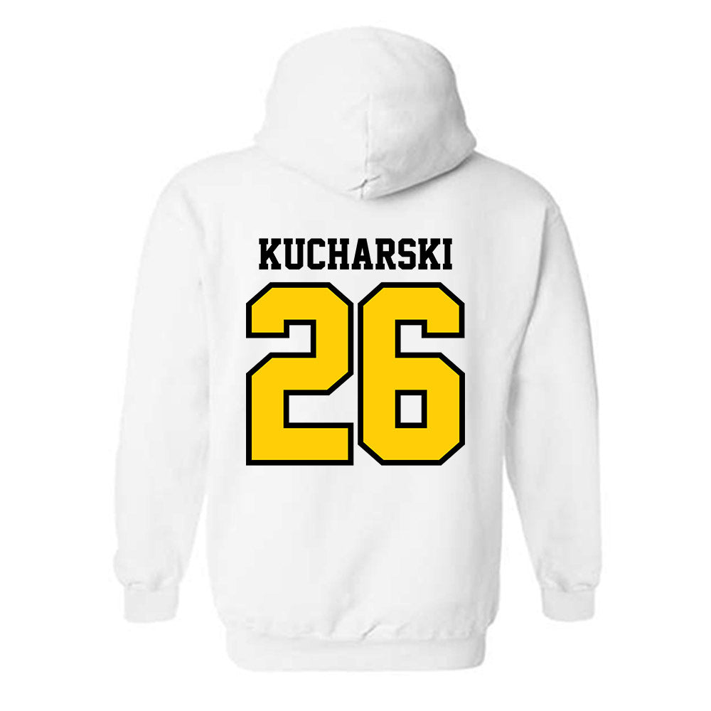 Michigan Tech - NCAA Football : Avery Kucharski - Classic Shersey Hooded Sweatshirt-1
