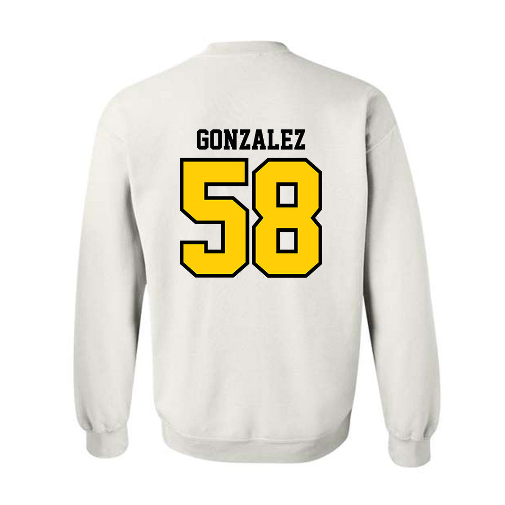 Michigan Tech - NCAA Football : Adrian Gonzalez - Classic Shersey Crewneck Sweatshirt-1