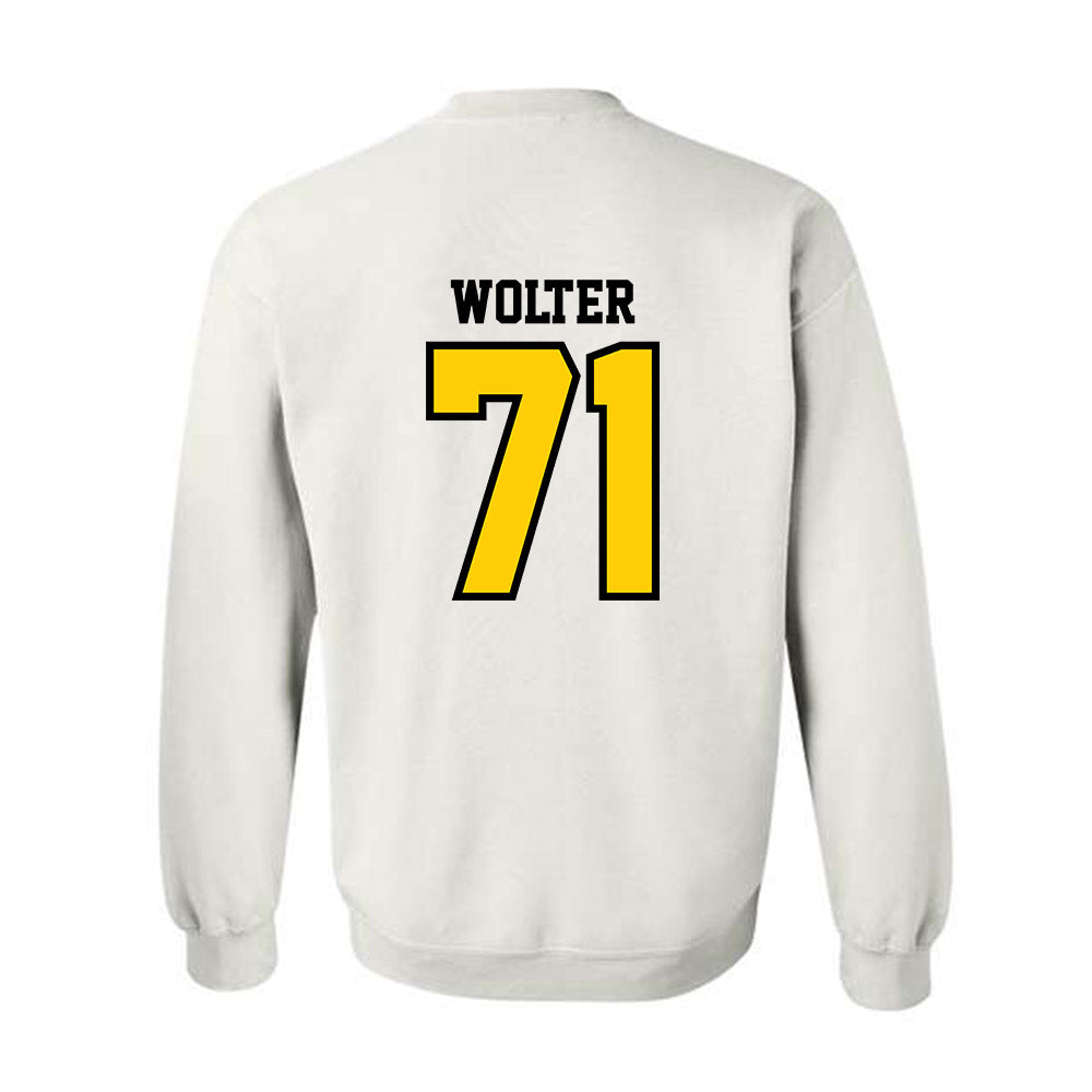 Michigan Tech - NCAA Football : Mason Wolter - Classic Shersey Crewneck Sweatshirt-1
