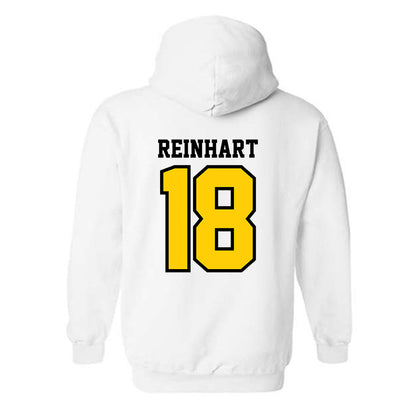 Michigan Tech - NCAA Men's Ice Hockey : Noah Reinhart - Classic Shersey Hooded Sweatshirt-1