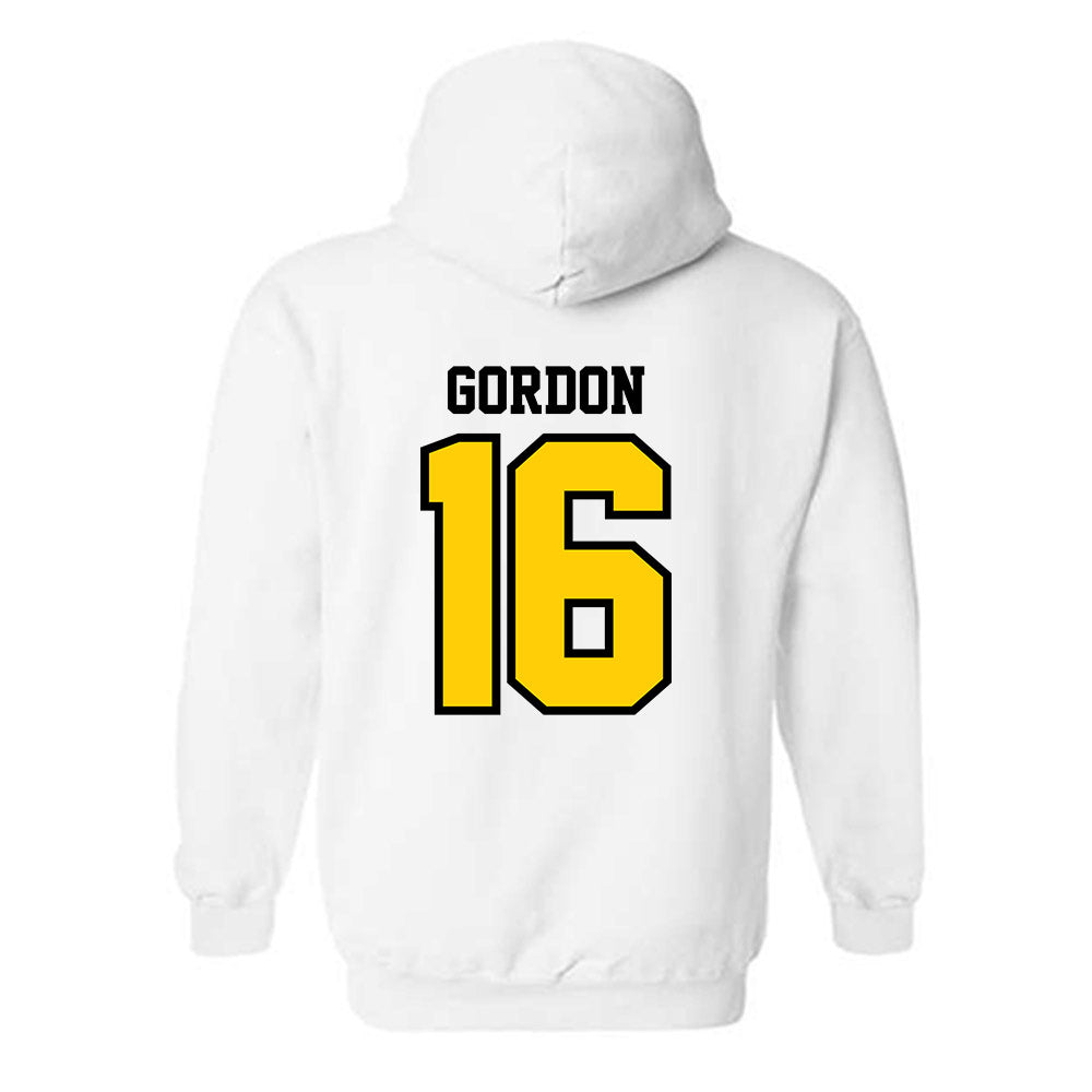 Michigan Tech - NCAA Men's Ice Hockey : Isaac Gordon - Classic Shersey Hooded Sweatshirt