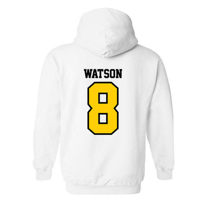 Michigan Tech - NCAA Football : Owen Watson - Classic Shersey Hooded Sweatshirt-1