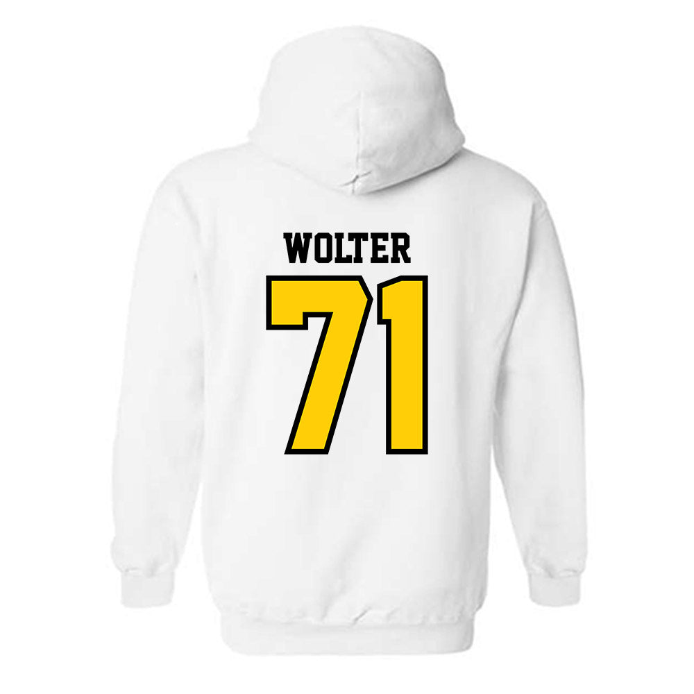 Michigan Tech - NCAA Football : Mason Wolter - Classic Shersey Hooded Sweatshirt-1
