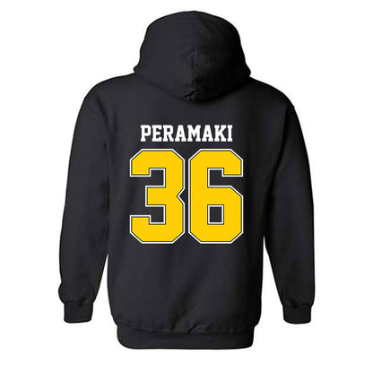 Michigan Tech - NCAA Football : Josiah Peramaki - Classic Shersey Hooded Sweatshirt-1