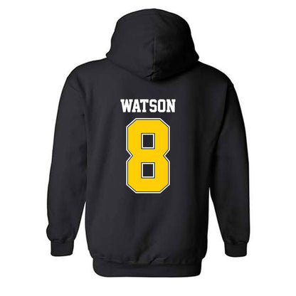 Michigan Tech - NCAA Football : Owen Watson - Classic Shersey Hooded Sweatshirt-1