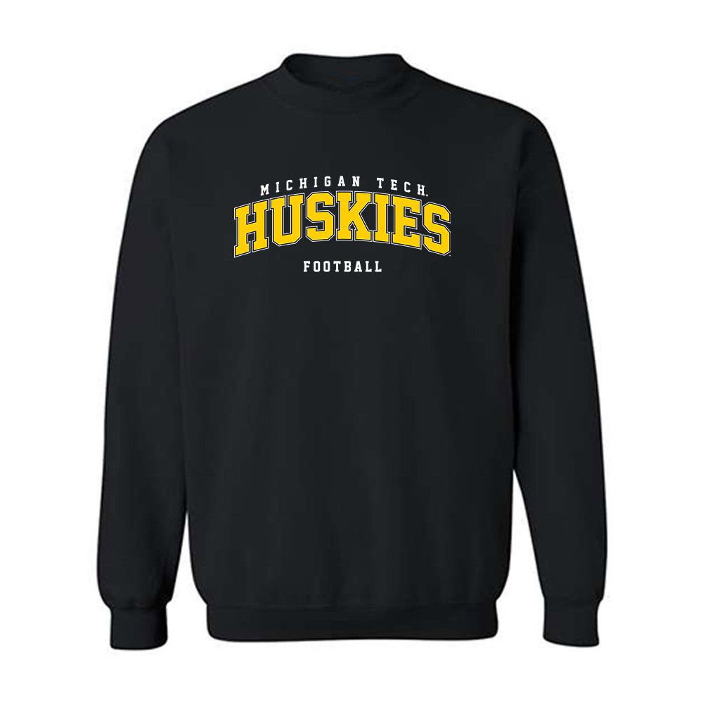Michigan Tech - NCAA Football : Mason Wolter - Classic Shersey Crewneck Sweatshirt-0