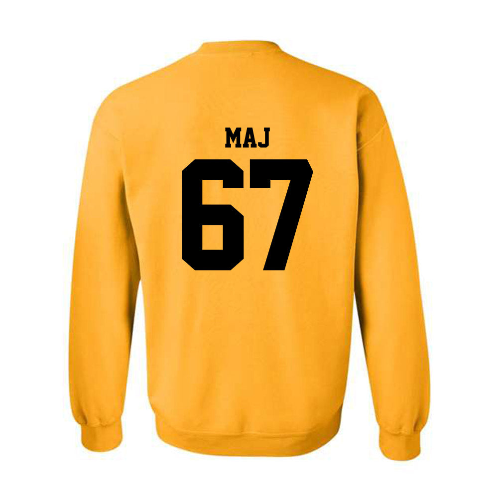 Michigan Tech - NCAA Football : Max Maj - Classic Shersey Crewneck Sweatshirt-1