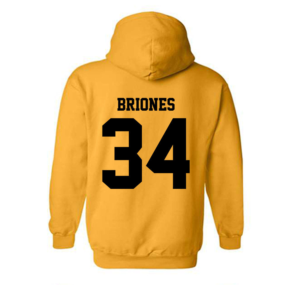 Michigan Tech - NCAA Football : Connor Briones - Classic Shersey Hooded Sweatshirt-1