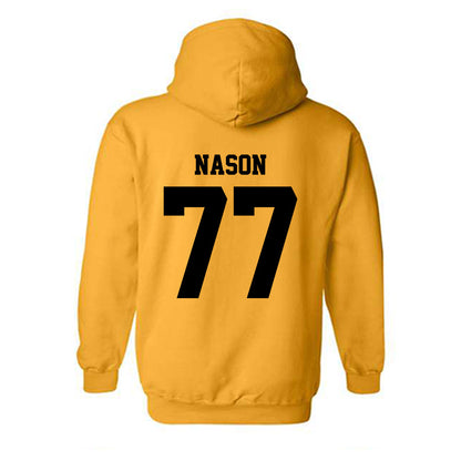 Michigan Tech - NCAA Football : Max Nason - Classic Shersey Hooded Sweatshirt