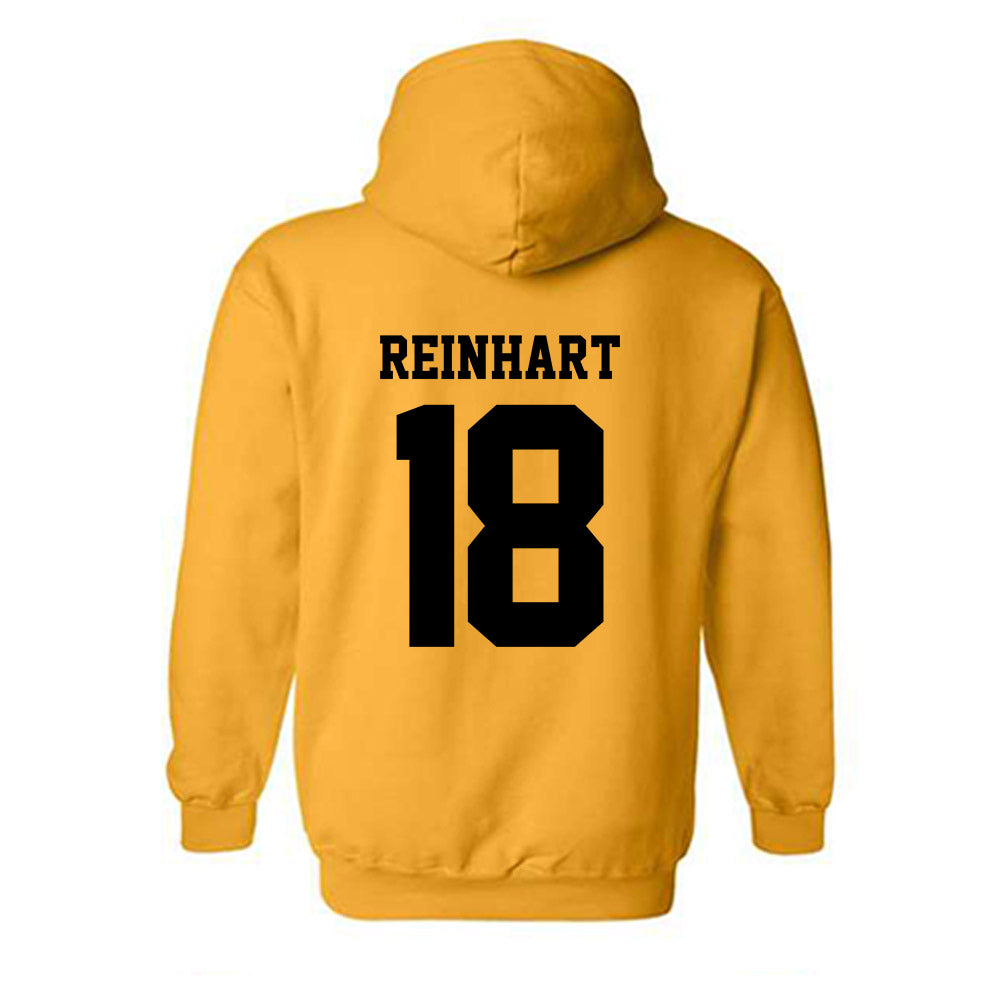 Michigan Tech - NCAA Men's Ice Hockey : Noah Reinhart - Classic Shersey Hooded Sweatshirt-1