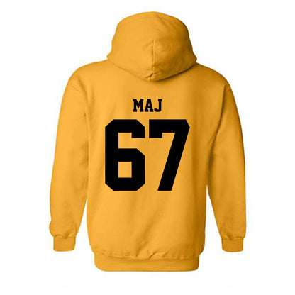 Michigan Tech - NCAA Football : Max Maj - Classic Shersey Hooded Sweatshirt-1