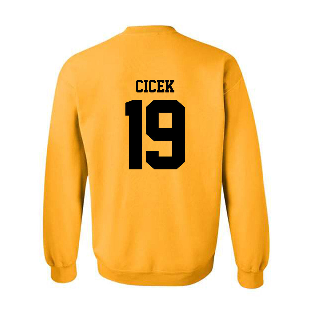 Michigan Tech - NCAA Men's Ice Hockey : Michael Cicek - Classic Shersey Crewneck Sweatshirt-1