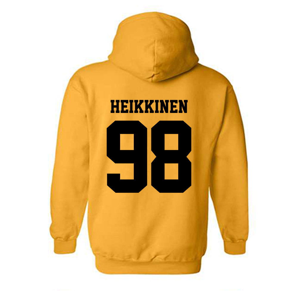 Michigan Tech - NCAA Football : Gauge Heikkinen - Classic Shersey Hooded Sweatshirt-1