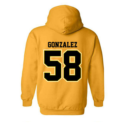 Michigan Tech - NCAA Football : Adrian Gonzalez - Classic Shersey Hooded Sweatshirt-1