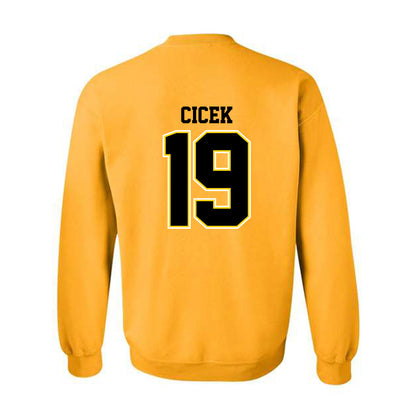 Michigan Tech - NCAA Men's Ice Hockey : Michael Cicek - Classic Shersey Crewneck Sweatshirt-1