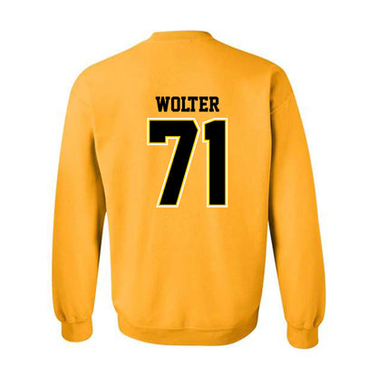 Michigan Tech - NCAA Football : Mason Wolter - Classic Shersey Crewneck Sweatshirt-1