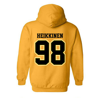 Michigan Tech - NCAA Football : Gauge Heikkinen - Classic Shersey Hooded Sweatshirt-1