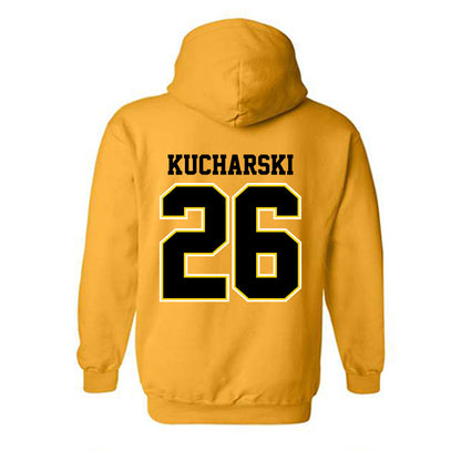 Michigan Tech - NCAA Football : Avery Kucharski - Classic Shersey Hooded Sweatshirt-1
