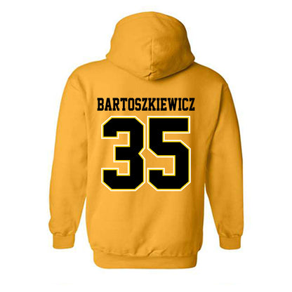 Michigan Tech - NCAA Men's Ice Hockey : Owen Bartoszkiewicz - Classic Shersey Hooded Sweatshirt-1