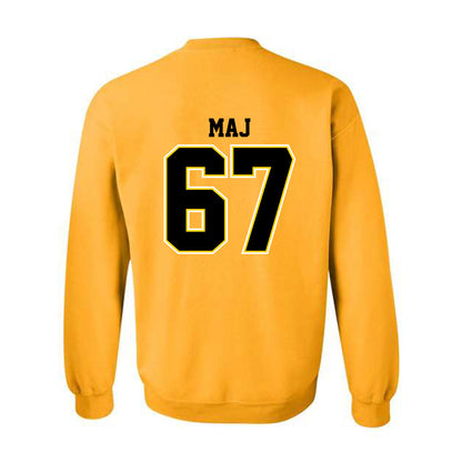 Michigan Tech - NCAA Football : Max Maj - Classic Shersey Crewneck Sweatshirt-1