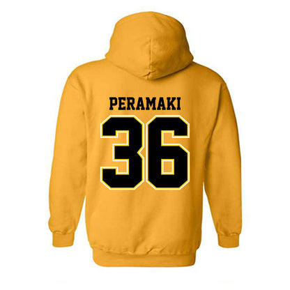 Michigan Tech - NCAA Football : Josiah Peramaki - Classic Shersey Hooded Sweatshirt-1