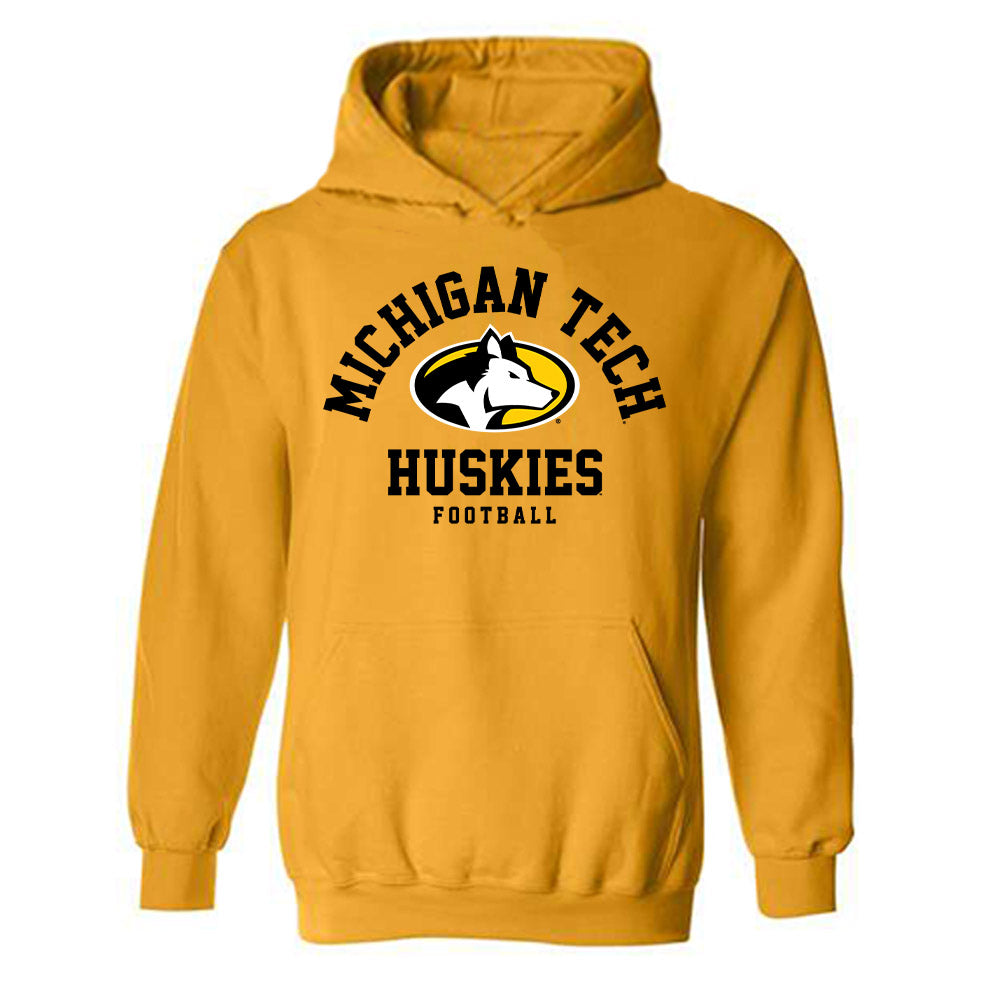 Michigan Tech - NCAA Football : Asher Gregory - Classic Shersey Hooded Sweatshirt