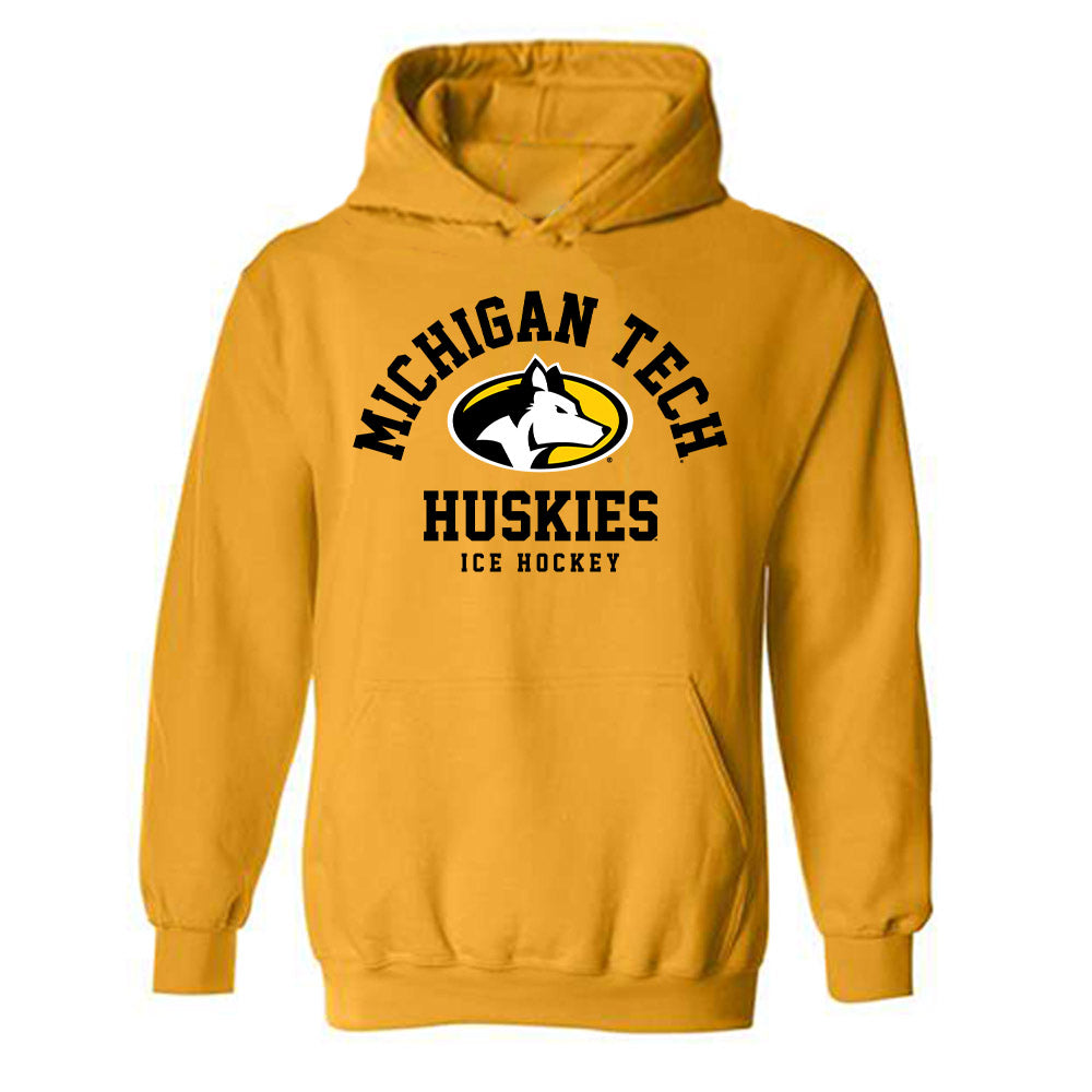 Michigan Tech - NCAA Men's Ice Hockey : Carson Latimer - Classic Shersey Hooded Sweatshirt-0