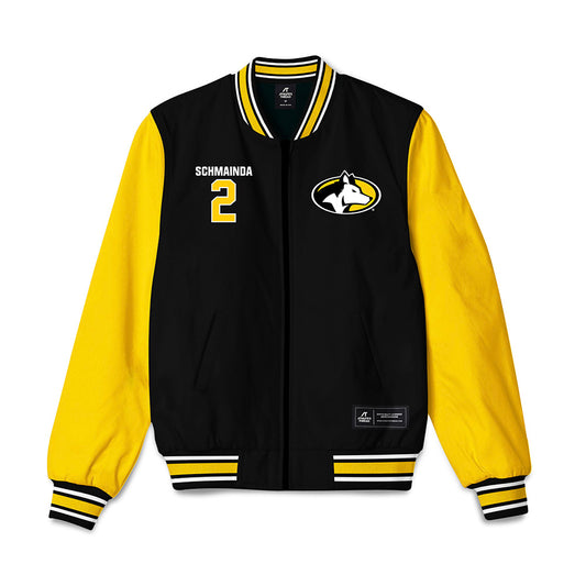 Michigan Tech - NCAA Men's Basketball : Matthew Schmainda Schmainda - Bomber Jacket