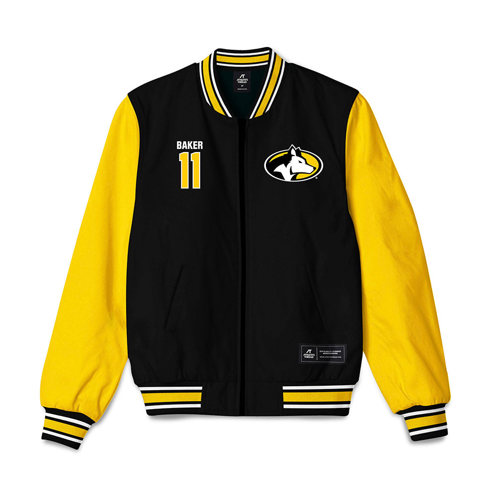 Michigan Tech - NCAA Men's Ice Hockey : Owen Baker - Bomber Jacket