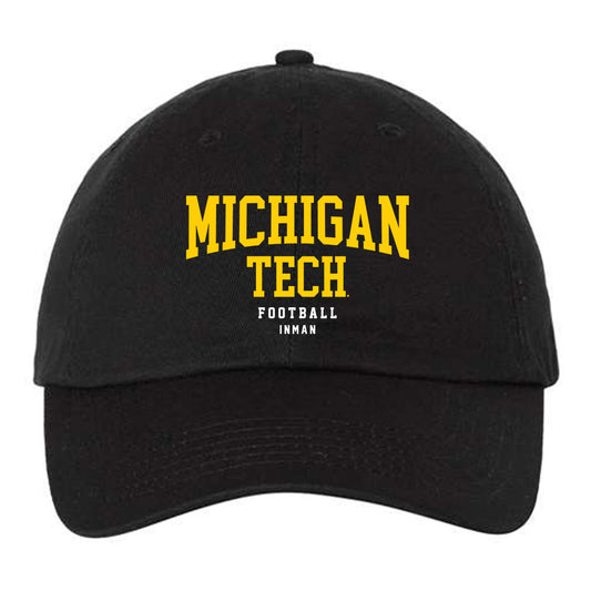 Michigan Tech - NCAA Football : Bryar Inman - Dad Hat-0