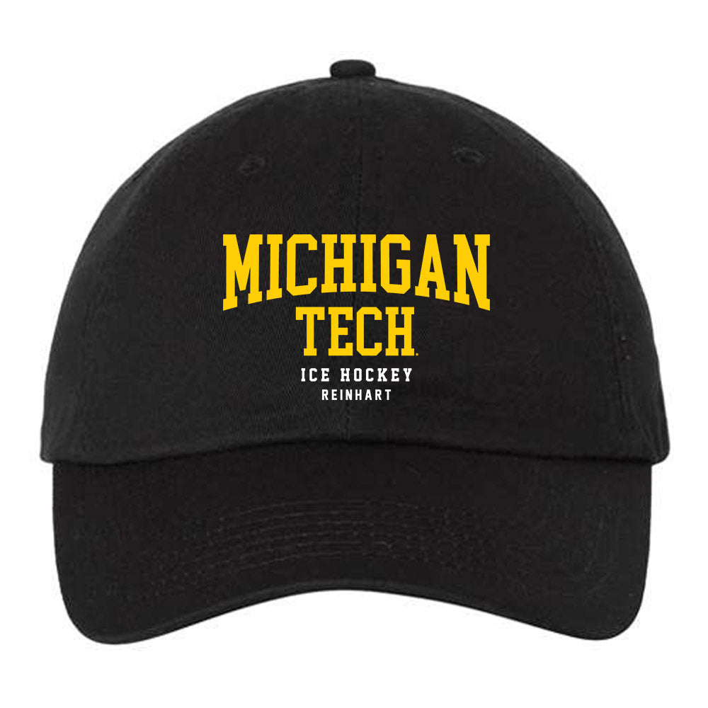 Michigan Tech - NCAA Men's Ice Hockey : Noah Reinhart - Dad Hat-0