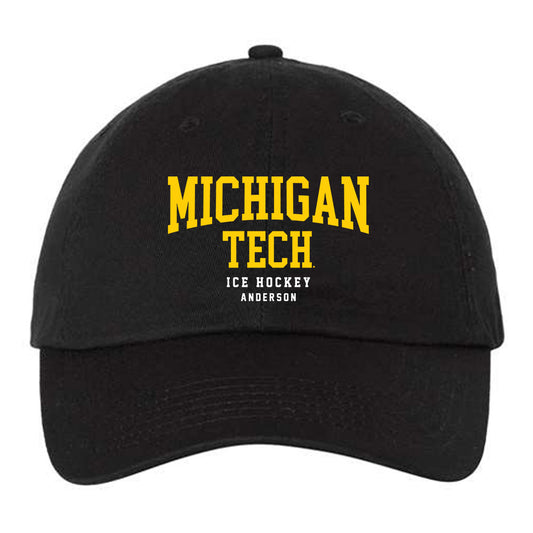 Michigan Tech - NCAA Men's Ice Hockey : Jack Anderson - Dad Hat-0
