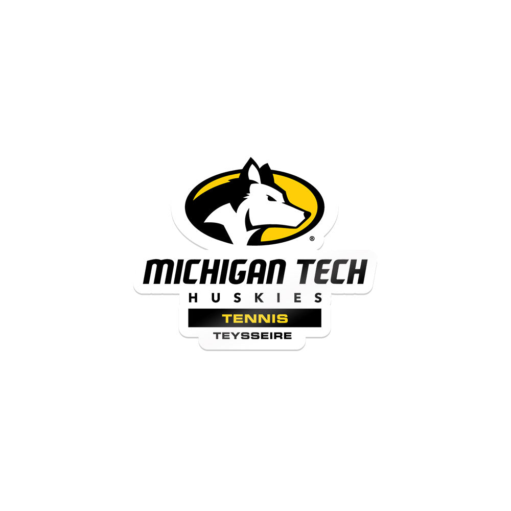 Michigan Tech - NCAA Men's Tennis : Laurent Raphael Teysseire - Sticker-0