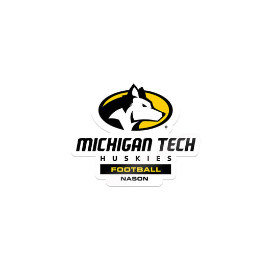 Michigan Tech - NCAA Football : Max Nason - Sticker-0