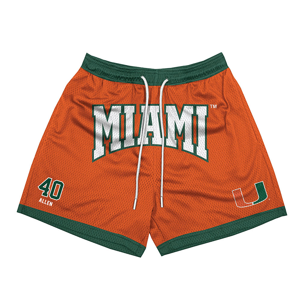 Miami - NCAA Football : Briton Allen - Shorts-0