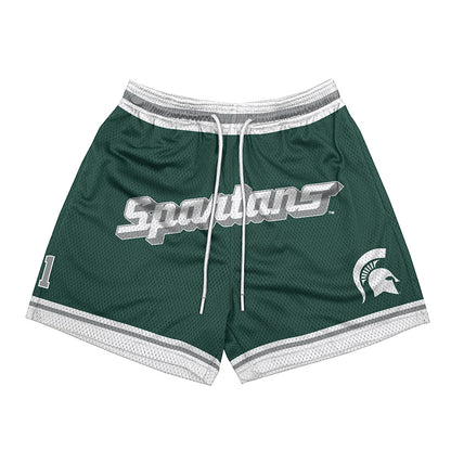 Michigan State - NCAA Women's Basketball : Jaddan Simmons - Shorts-0