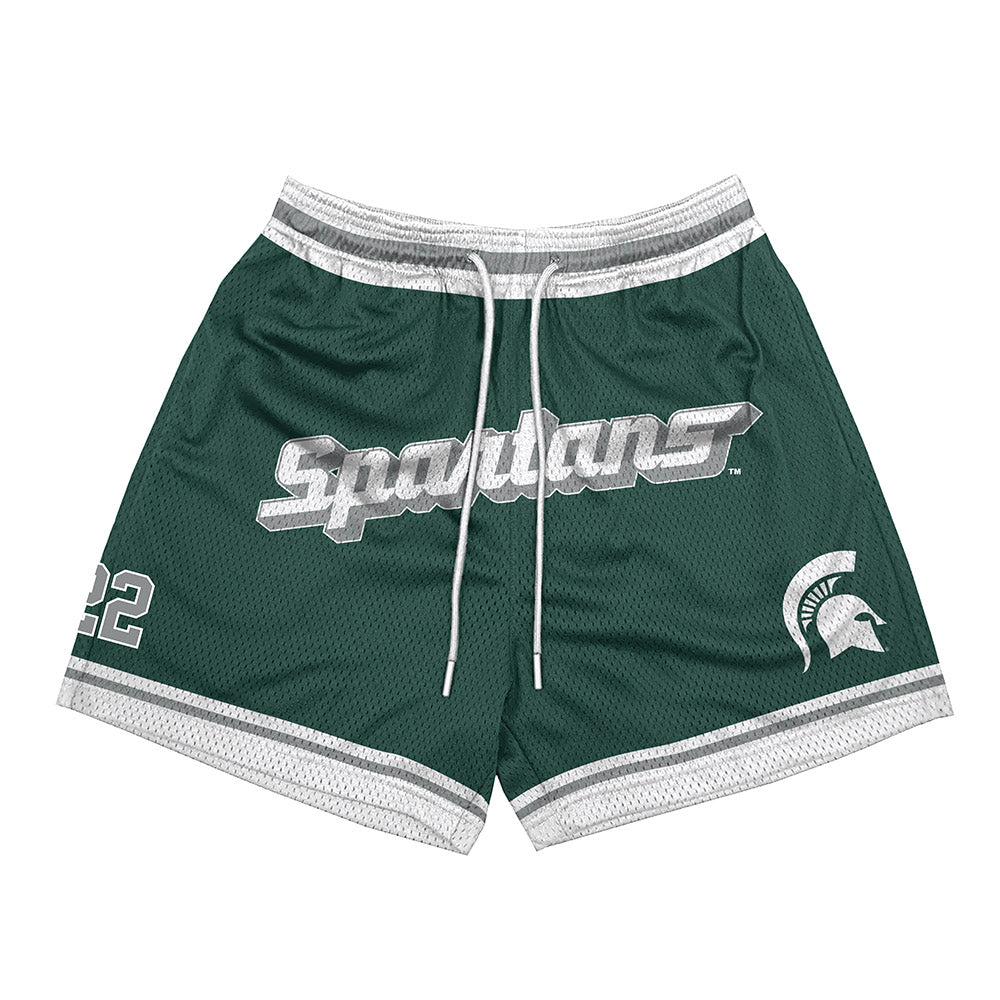 Michigan State - NCAA Women's Soccer : Ella Janz - Shorts