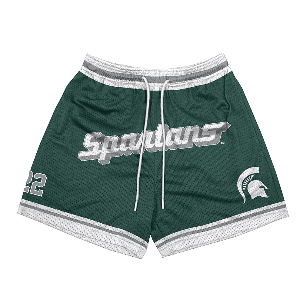 Michigan State - NCAA Women's Basketball : Moira Joiner - Shorts