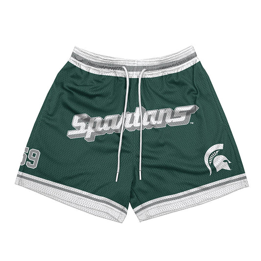 Michigan State - NCAA Football : Kyler Brunan - Shorts